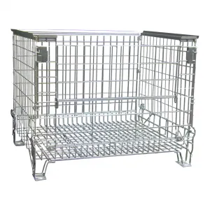 Conteneur industriel avec barres supérieures de palettes - Euro Market 102 x 123 cm