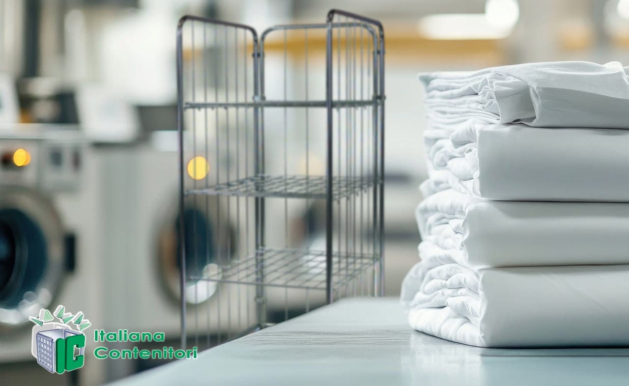 Roll container per lavanderie industriali