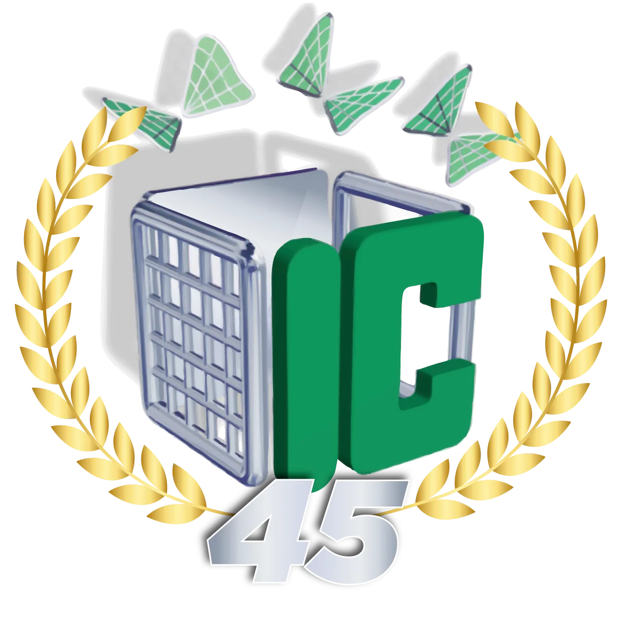 Italiana Contenitori - anniversario dei 45 anni di attività. Dal 1981 produciamo contenitori e roll container per la logistica